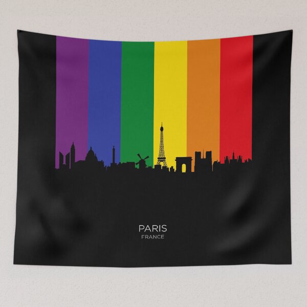 Item preview, Paris France Skyline designed and sold by ArtPrints.
