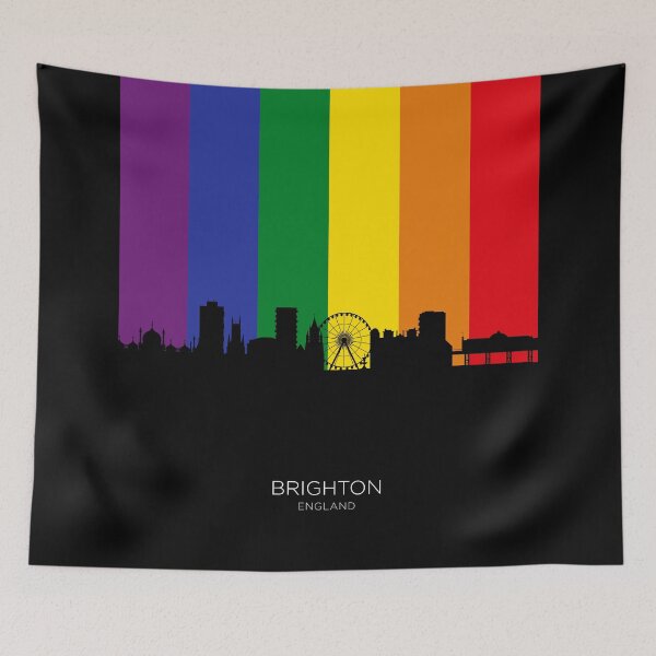Item preview, Brighton England Skyline designed and sold by ArtPrints.