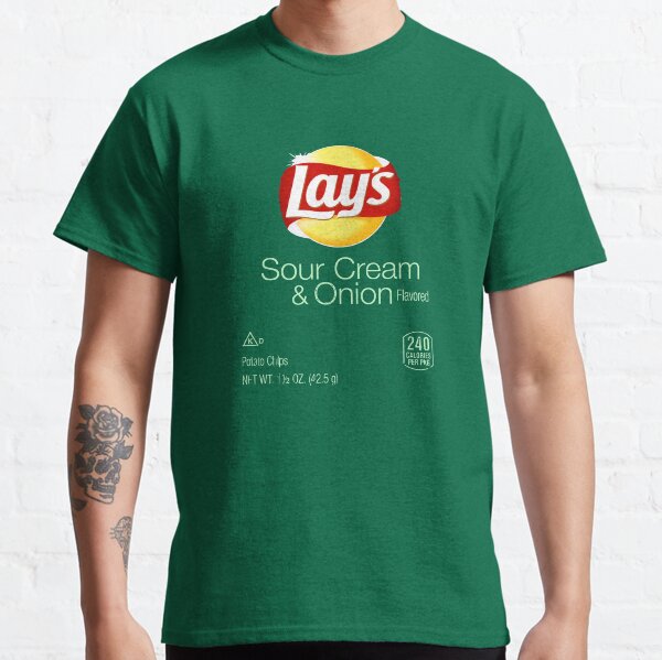 Lays Sour Cream & Onion Potato Chips design Classic T-Shirt
