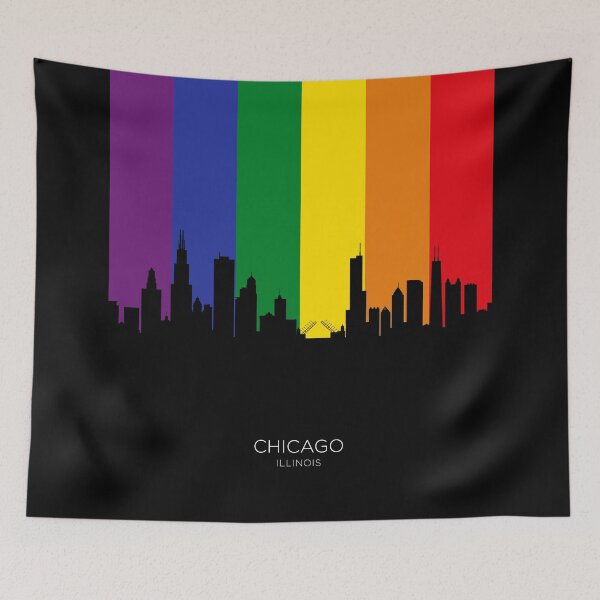 Item preview, Chicago Illinois Skyline designed and sold by ArtPrints.