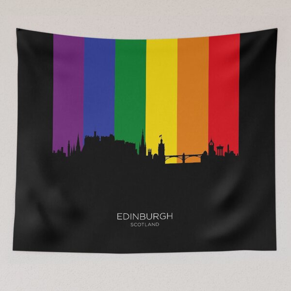 Item preview, Edinburgh Scotland Skyline designed and sold by ArtPrints.
