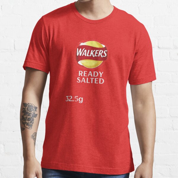 Walkers Ready Salted Crisps Design T Shirt For Sale By Getittit