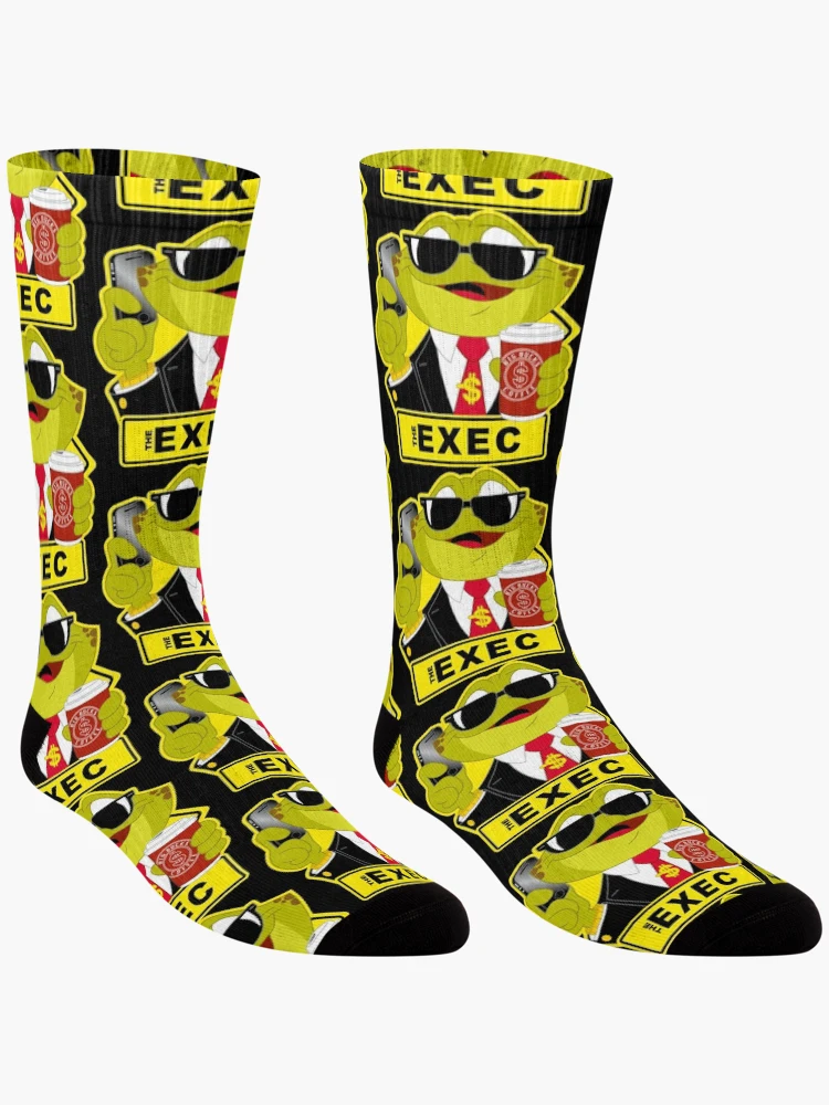 Thumbnail 3 of 5, Socks, Toad Rage! THE EXEC designed and sold by Dion  Summergreene.