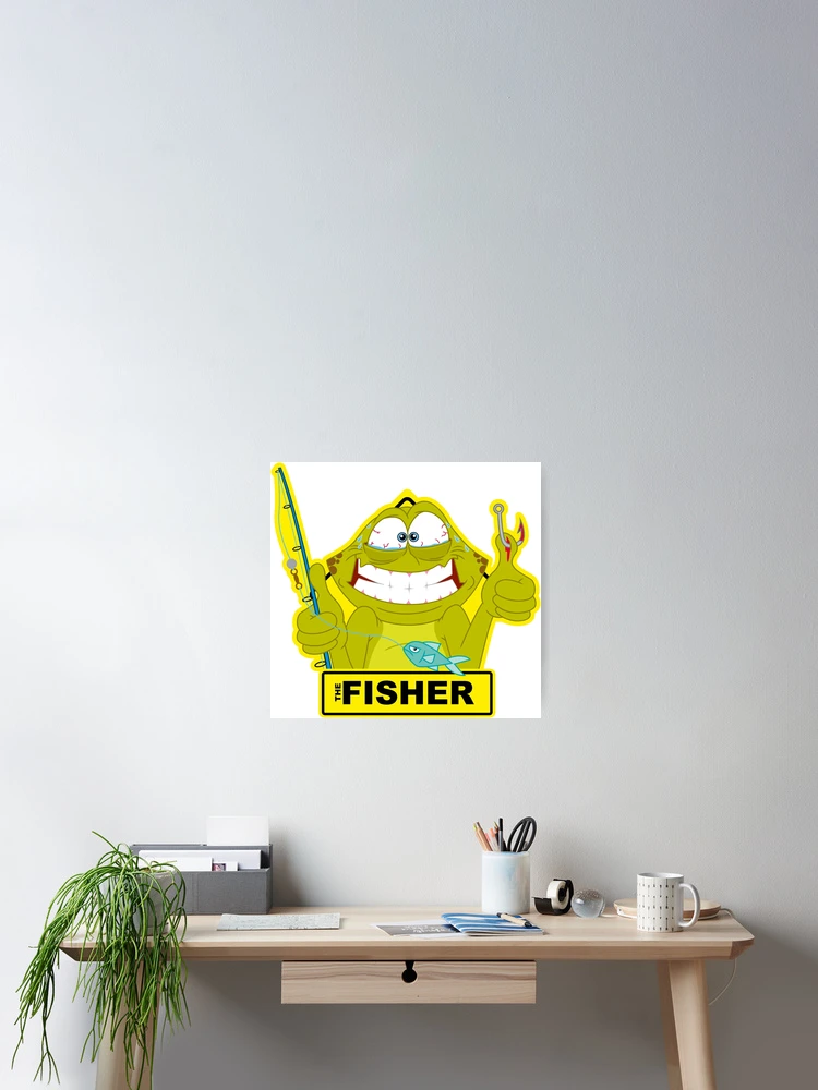 Thumbnail 2 of 3, Poster, Toad Rage! THE FISHER designed and sold by Dion Summergreene.