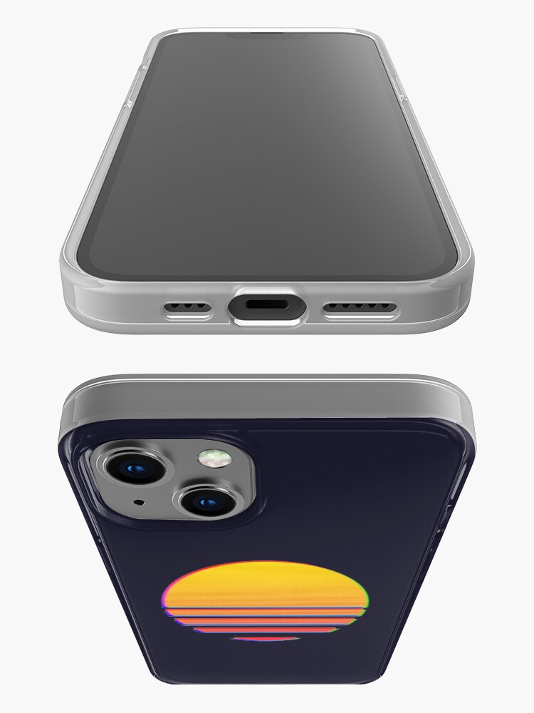Alternate view of Outrun Retro Sun iPhone Case