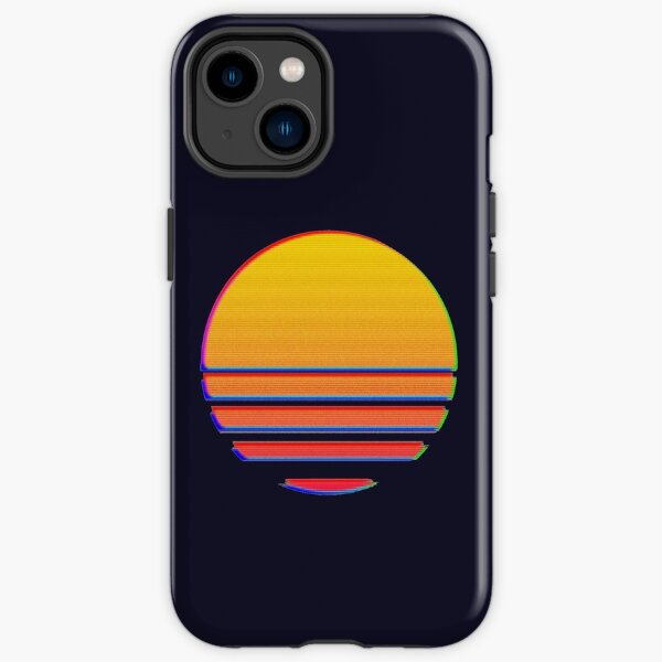 Outrun Retro Sun iPhone Tough Case