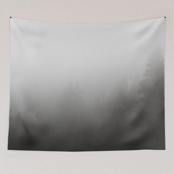 Item preview, foggy forest , trees in fog / clouds 1 designed and sold by ohaniki.