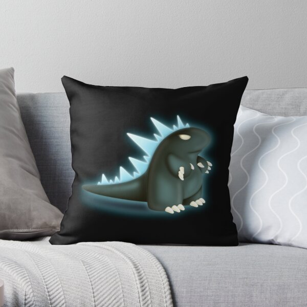 Monster King Throw Pillow