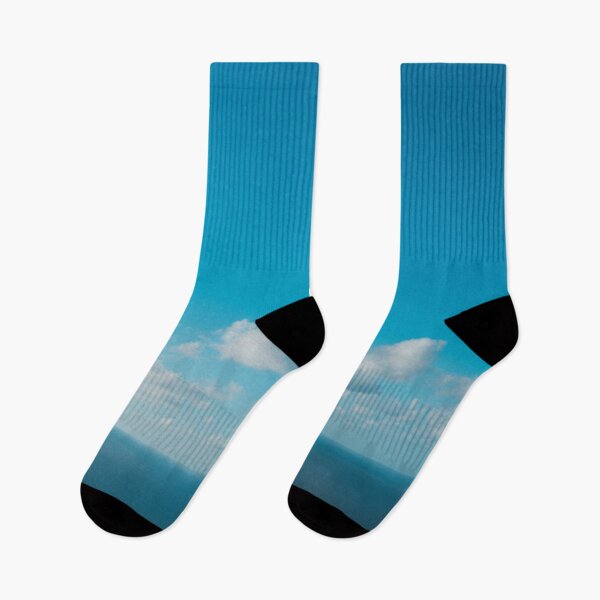 Item preview, blue sky above ocean panorama with white clouds designed and sold by ohaniki.