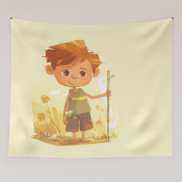Item preview, Cute Little Boy designed and sold by Neda Sadreddin.