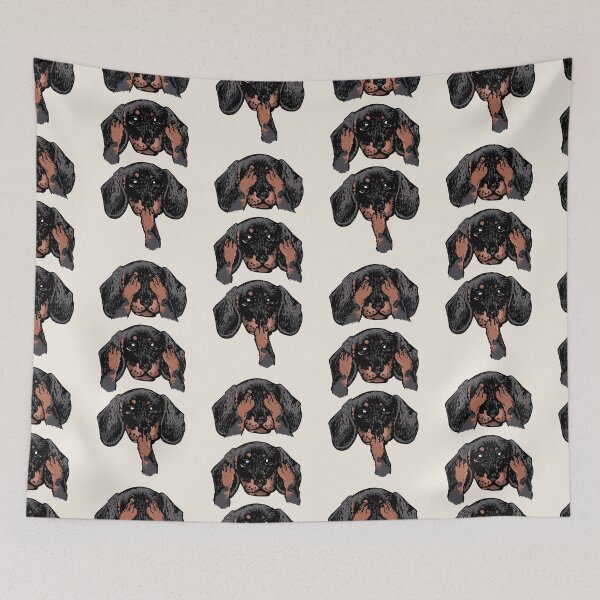 Item preview, No Evil Dachshund designed and sold by Huebucket.