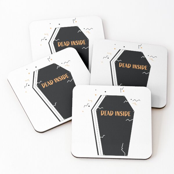 Item preview, Dead Inside - Scary Halloween Party, Christmas and Birthday Gift Ideas designed and sold by ASClothDesign.