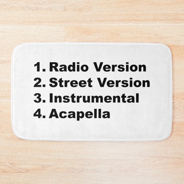Item preview, Radio Street Version Black designed and sold by Tee4Daily.