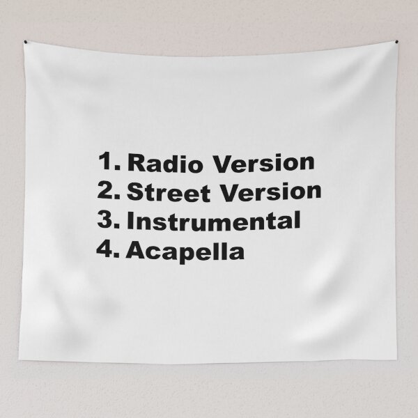 Item preview, Radio Street Version Black designed and sold by Tee4Daily.