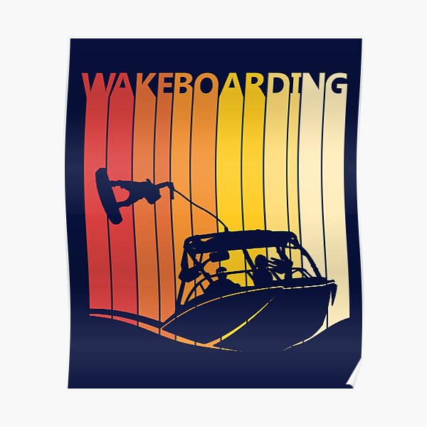 Poster Wakeboard Redbubble