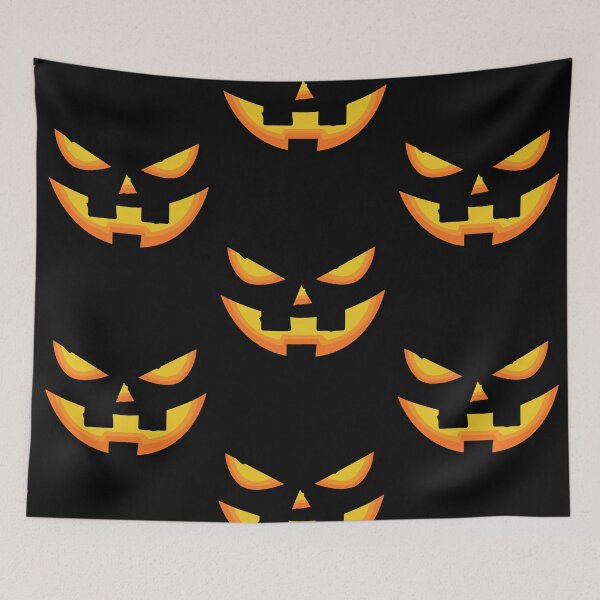 Item preview, Scary Pumpkin Face - Halloween Party, Christmas and Birthday Gift Ideas designed and sold by ASClothDesign.