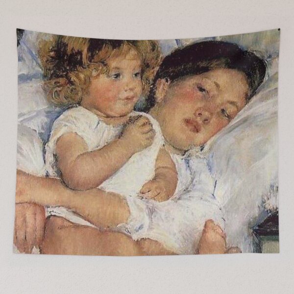 Item preview, Mother and child vintage painting - mary cassatt  designed and sold by Vintage Designs +.