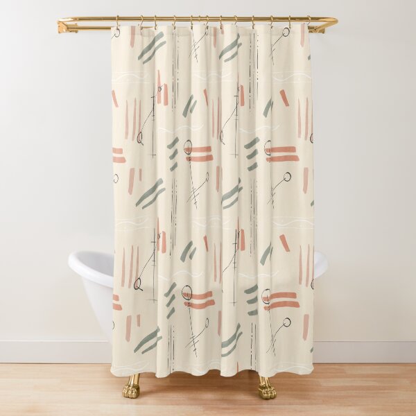 Tribal Signs #redbubble #pattern Shower Curtain