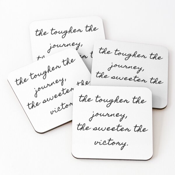 Item preview, the tougher the journey, the sweeter the victory designed and sold by RosalieReeves.