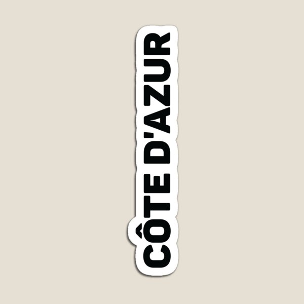 Aperçu de l'œuvre Cote d'Azur créée et vendue par designkitsch.
