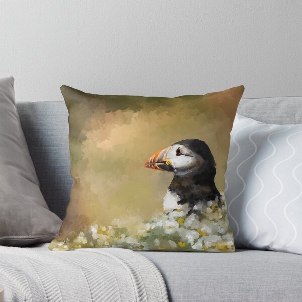 Item preview, Puffin in the daisies designed and sold by DawnWanderer.
