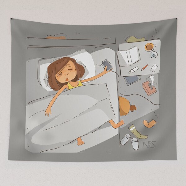 Item preview, Falling Asleep Watching Movie. designed and sold by Neda Sadreddin.