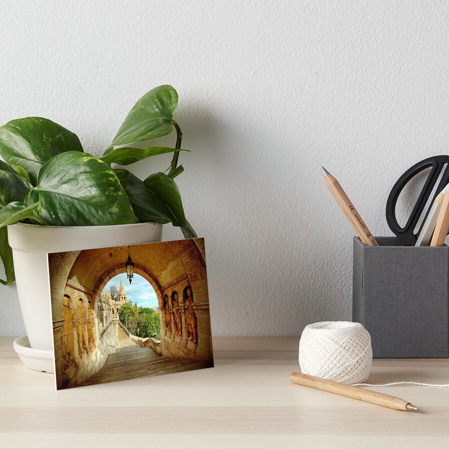 Fisherman's Bastion Art Board Print