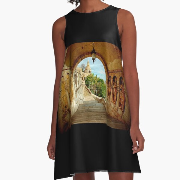 Fisherman's Bastion A-Line Dress