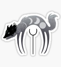 Fox's Moon Sticker