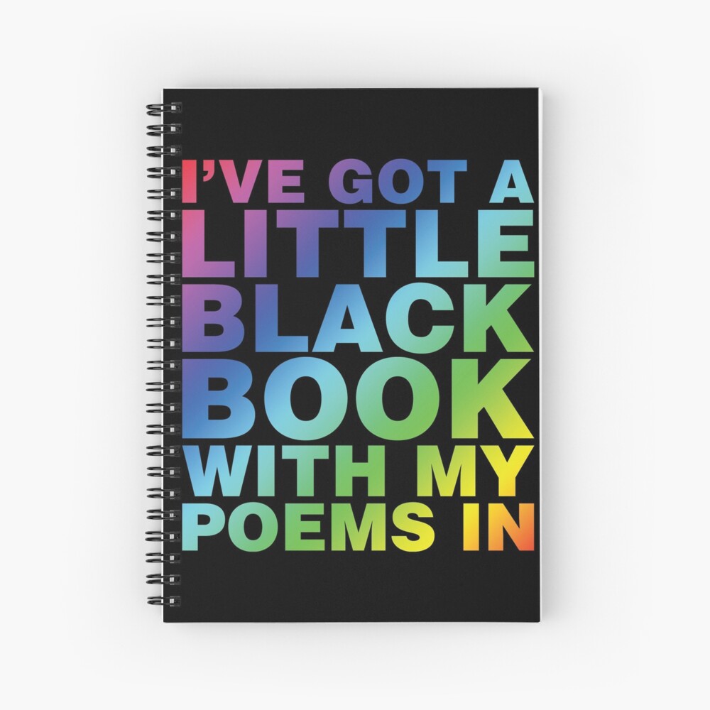A Little Black Book Spiral Notebook