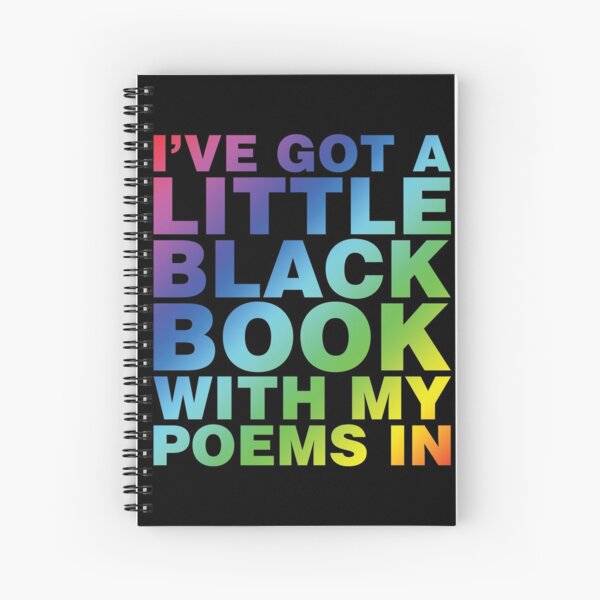 A Little Black Book Spiral Notebook