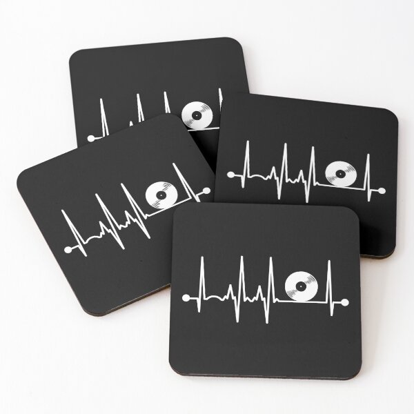 Item preview, Vinyl Heartbeat designed and sold by teesaurus.