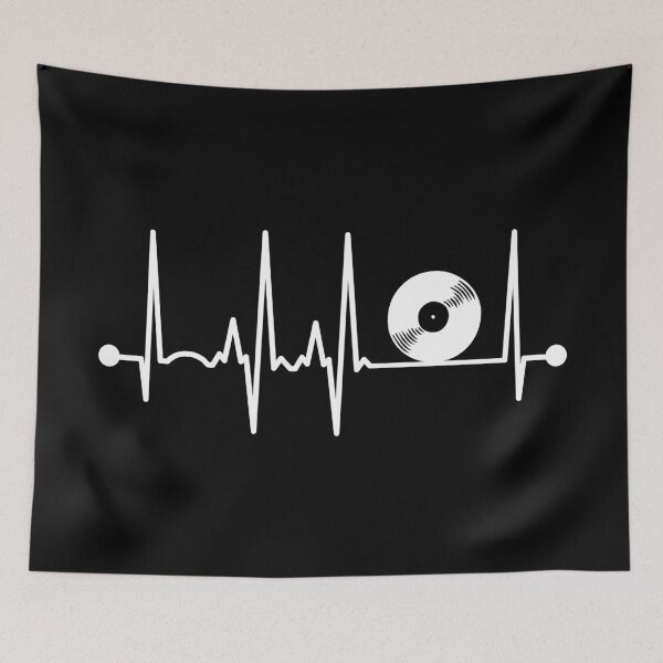 Item preview, Vinyl Heartbeat designed and sold by teesaurus.