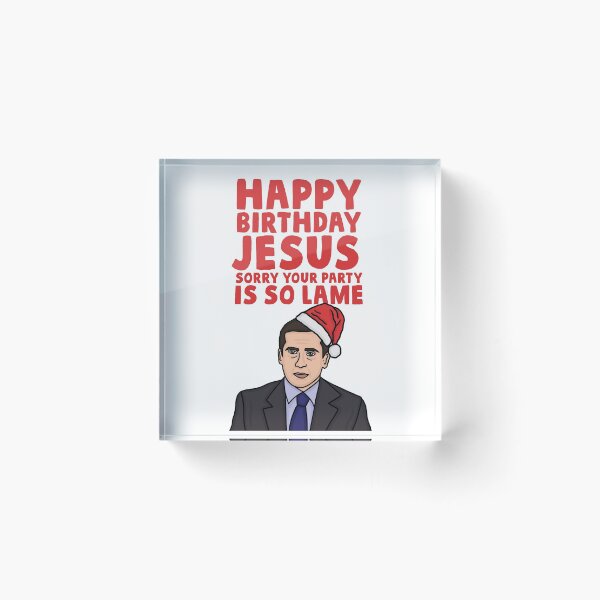 Item preview, Happy Birthday Jesus Sorry Your Party Is So Lame designed and sold by izzydoodlesshop.