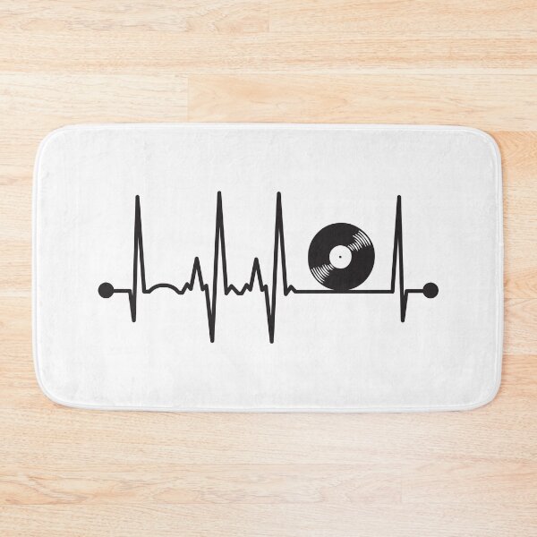 Item preview, Vinyl Heartbeat designed and sold by teesaurus.
