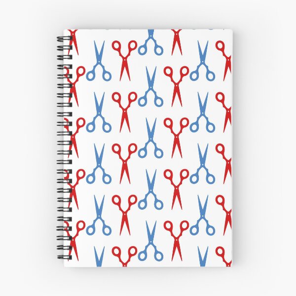 Item preview, Barber shop scissors - red and blue designed and sold by XOOXOO.