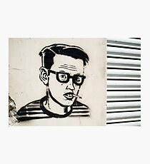 Dude on the Wall Photographic Print
