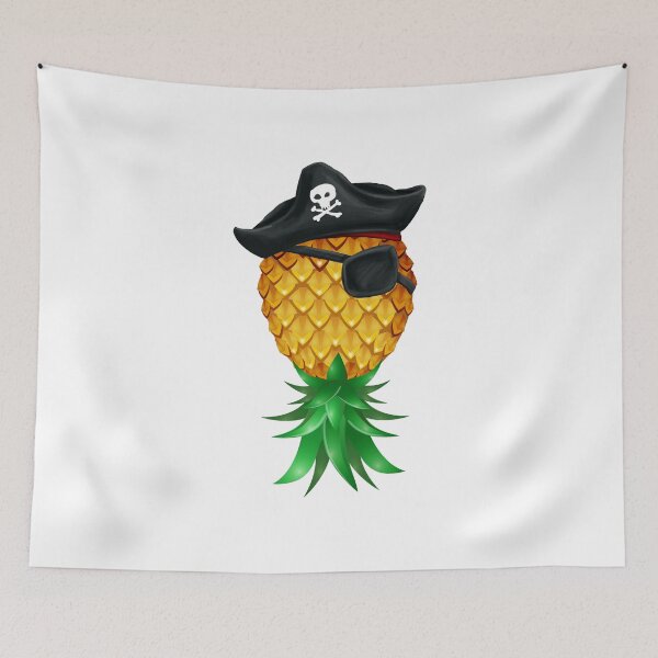 Item preview, Pirate Jolly Roger Pineapple Swinger Upside Down designed and sold by LemoBoy.