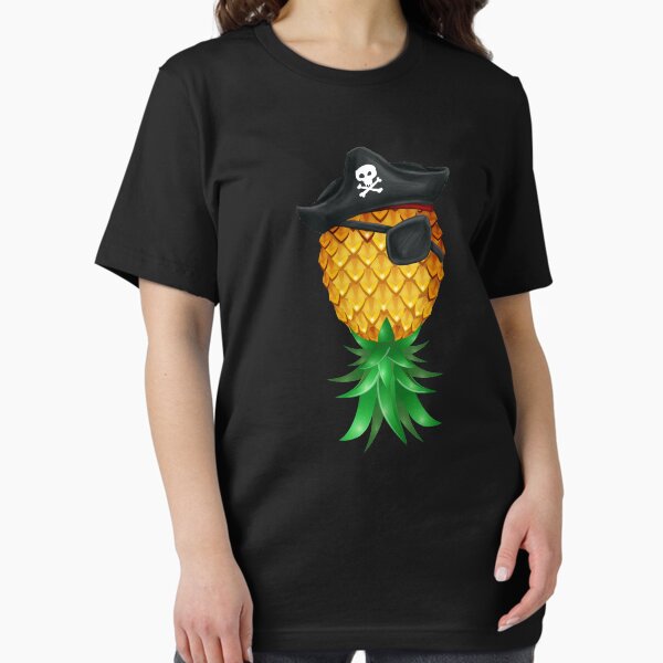Pirate Jolly Roger Pineapple Swinger Upside Down Essential T-Shirt