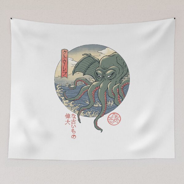 Item preview, Cthulhu Ukiyo-e designed and sold by vincenttrinidad.