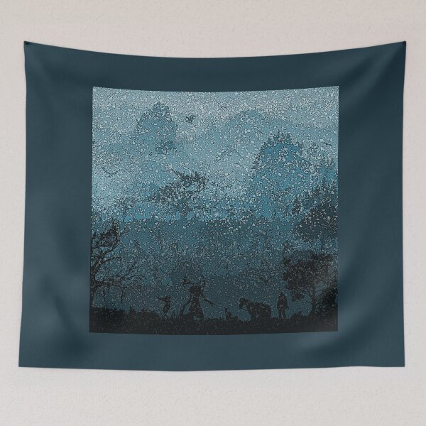 Item preview, WITCHERSCAPE (Old Blue) designed and sold by Arbitrarily Awesome.