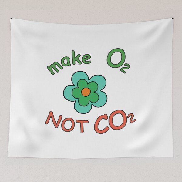 Item preview, make O2 NOT CO2 flower designed and sold by RosArt100.