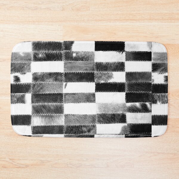 Item preview, patchwork Cowhide Rug designed and sold by koovox.