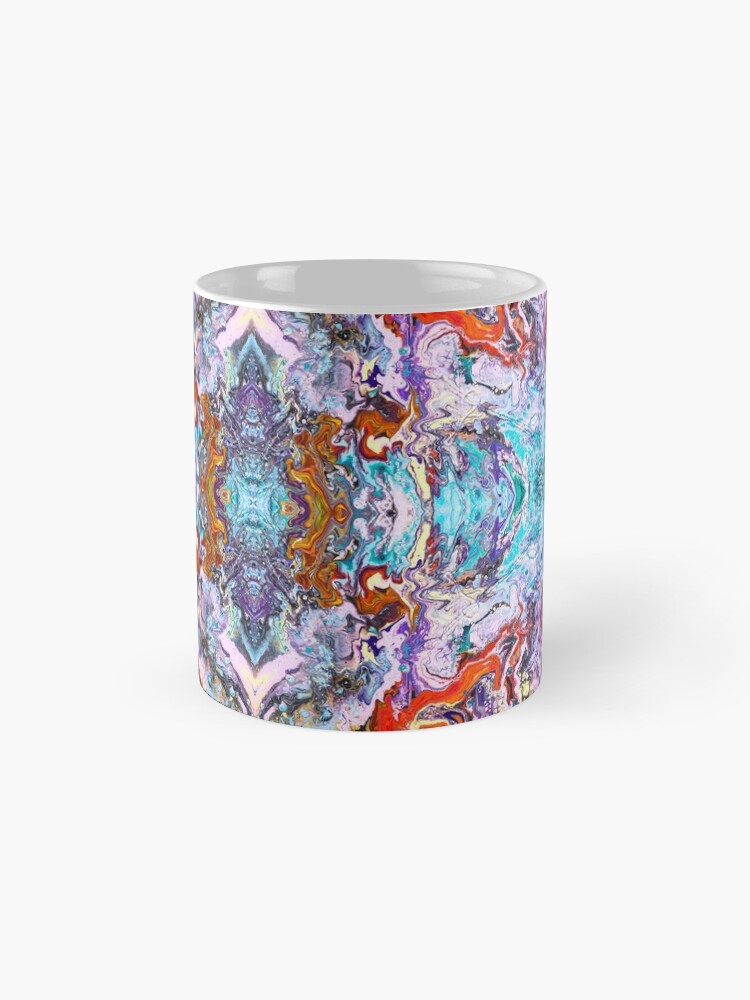 Alternate view of Fluid painting magic of love kaleidoscope Mug