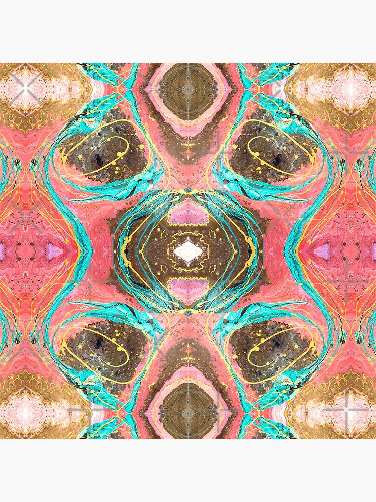 Fluid painting snake lair kaleidoscope by nobelbunt