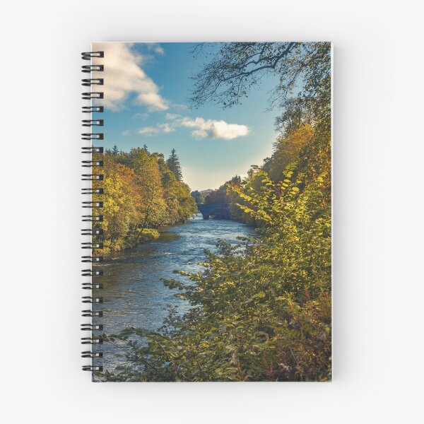 Item preview, View Towards Doune Castle Down the River Teith in Autumn in Scotland designed and sold by marthadoom.