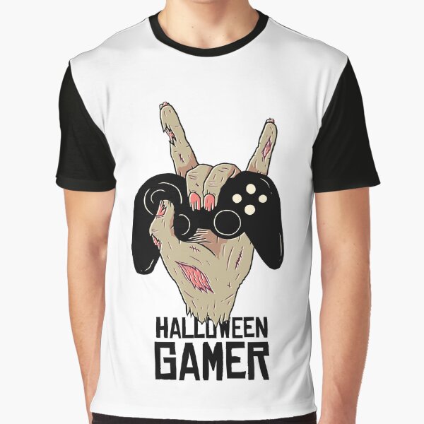 Vista previa del artículo con la obra «OLD SHOOL Gamer Zombie», diseñado y vendido por Adelskrone.