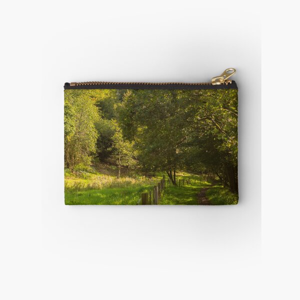 Item preview, Footpath Leads Through Forest to Doune Castle in Scotland on a Sunny Day designed and sold by marthadoom.