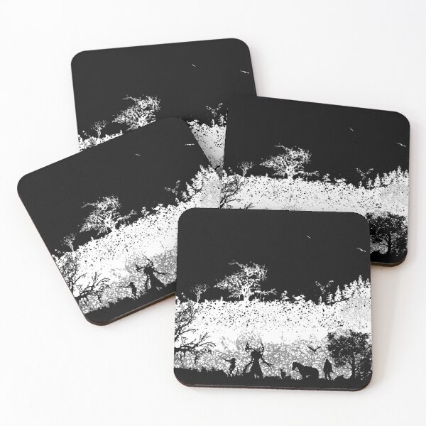 Item preview, Inverted WITCHERSCAPE (White/Black) designed and sold by Arbitrarily Awesome.