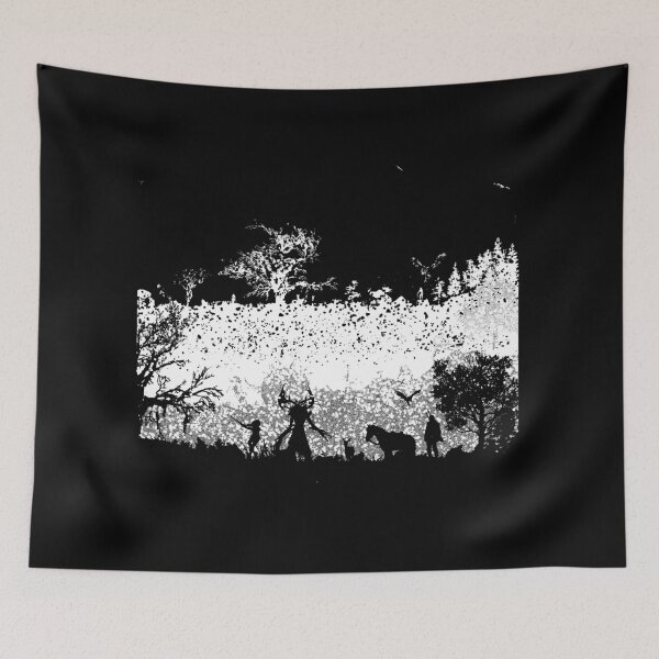 Item preview, Inverted WITCHERSCAPE (White/Black) designed and sold by Arbitrarily Awesome.